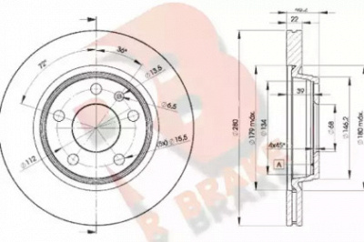 R BRAKE 78rbd25301 -